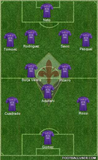 Fiorentina Formation 2013