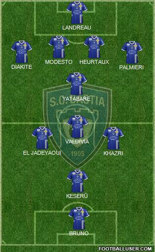 Sporting Club Bastia Formation 2013