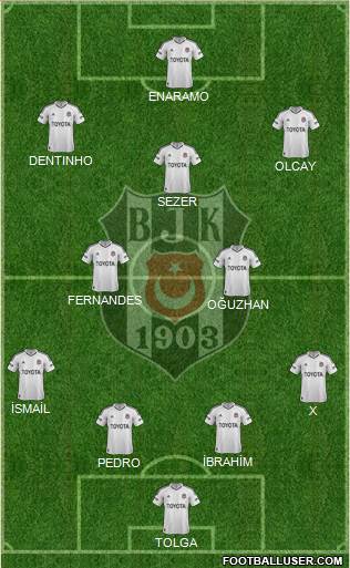Besiktas JK Formation 2013