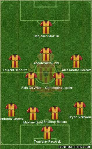 Yellow Red KV Mechelen Formation 2013