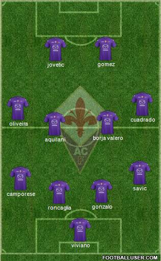 Fiorentina Formation 2013