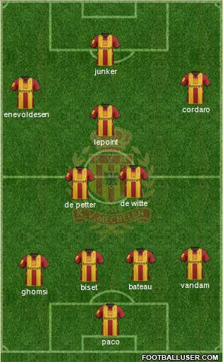 Yellow Red KV Mechelen Formation 2013