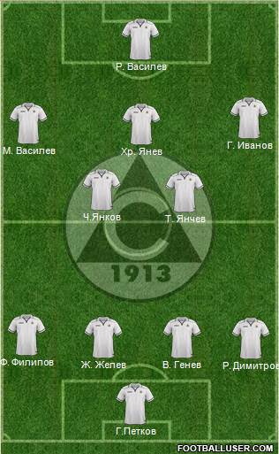 Slavia (Sofia) football formation