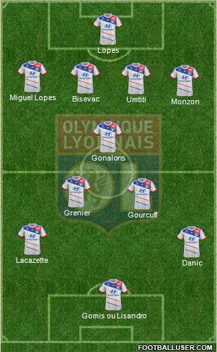 Olympique Lyonnais Formation 2013
