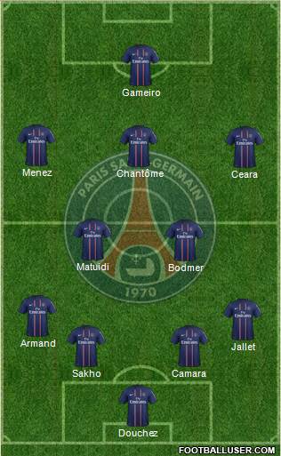 Paris Saint-Germain Formation 2013