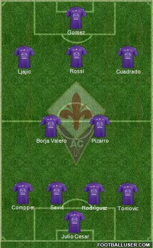Fiorentina Formation 2013