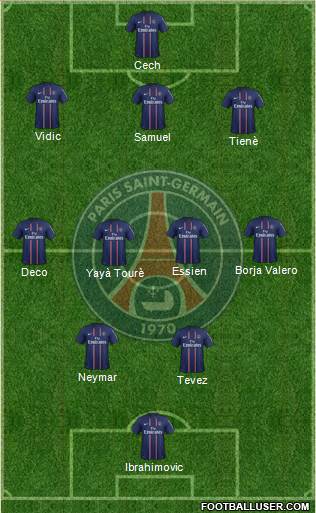 Paris Saint-Germain Formation 2013