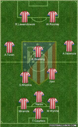 C. Atlético Madrid S.A.D. Formation 2013
