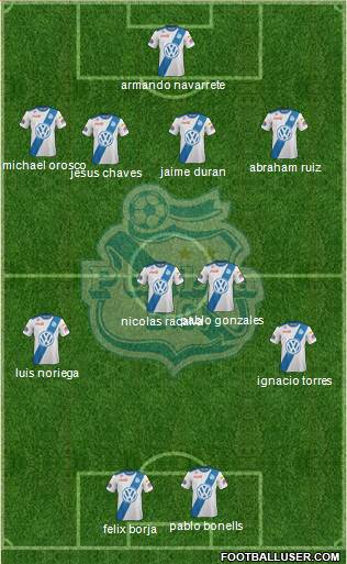 Club Puebla de la Franja Formation 2013