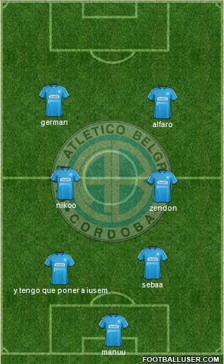 Belgrano de Córdoba Formation 2013