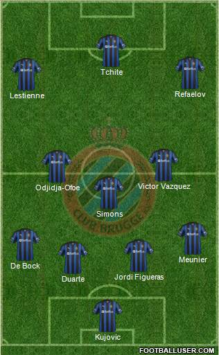 Club Brugge KV Formation 2013