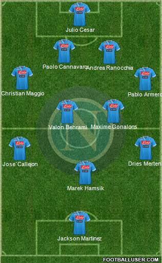 Napoli Formation 2013