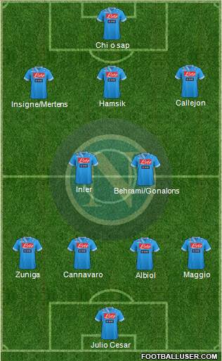 Napoli Formation 2013