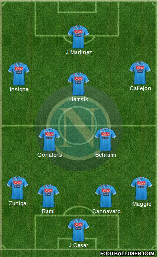 Napoli Formation 2013