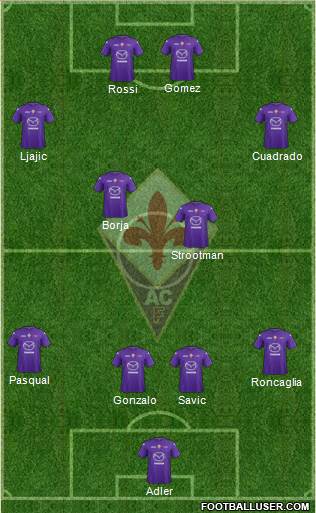 Fiorentina Formation 2013
