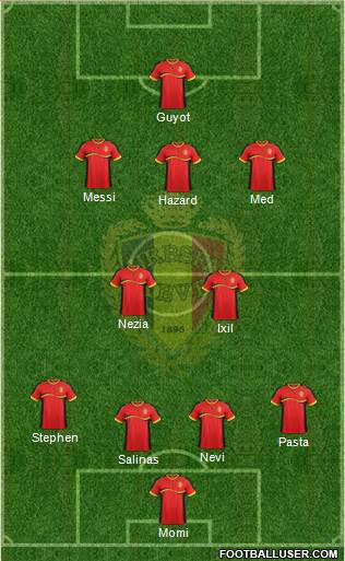 Belgium Formation 2013