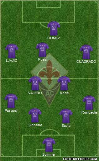Fiorentina Formation 2013