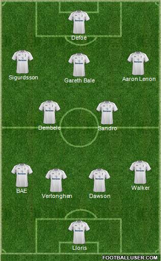 Tottenham Hotspur Formation 2013