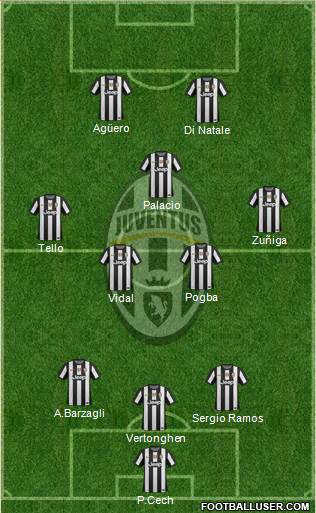 Juventus Formation 2013