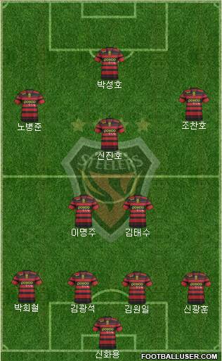 Pohang Steelers Formation 2013