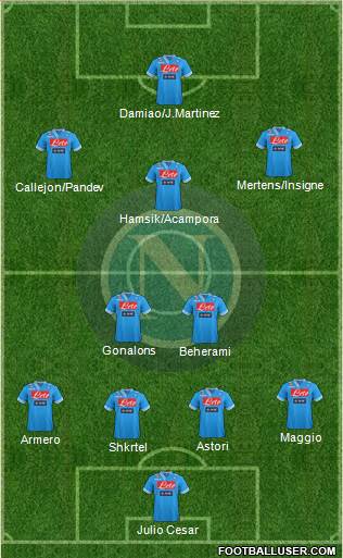 Napoli Formation 2013