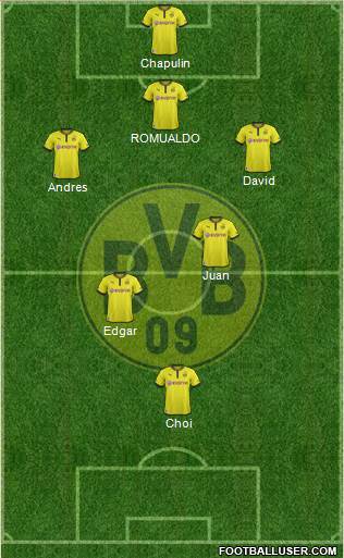 Borussia Dortmund Formation 2013