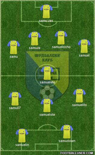 FK Modrica Maxima Formation 2013