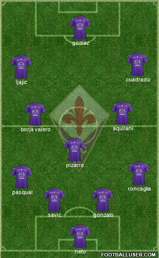 Fiorentina Formation 2013
