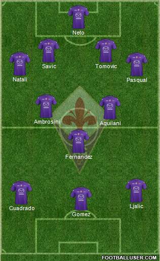 Fiorentina Formation 2013