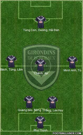 FC Girondins de Bordeaux Formation 2013