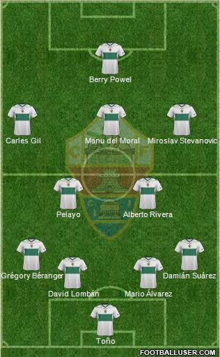Elche C.F., S.A.D. Formation 2013