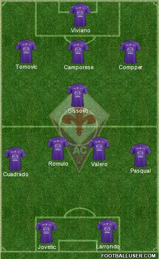 Fiorentina Formation 2013