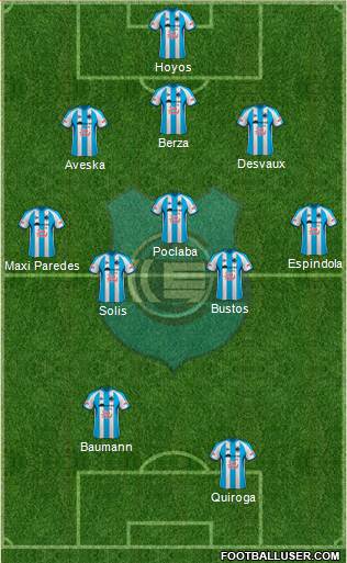 Gimnasia y Esgrima de Jujuy Formation 2013