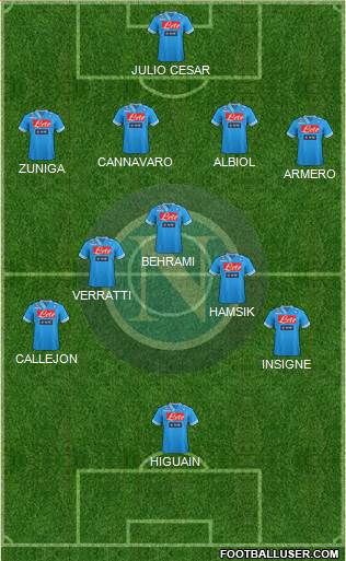 Napoli Formation 2013
