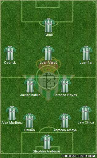 Real Betis B., S.A.D. Formation 2013