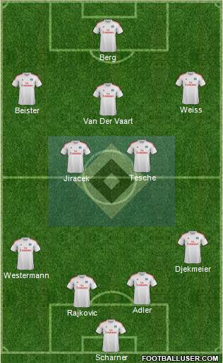 Hamburger SV Formation 2013