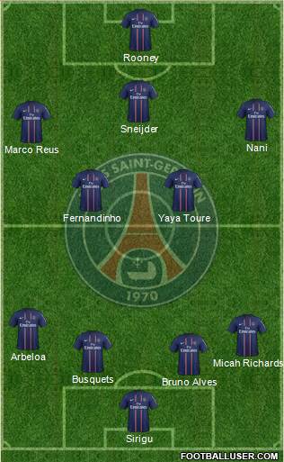 Paris Saint-Germain Formation 2013
