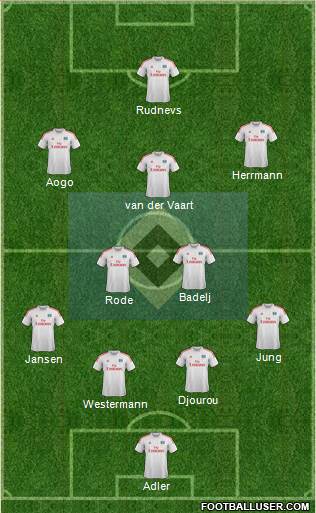 Hamburger SV Formation 2013