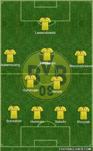 Borussia Dortmund Formation 2013