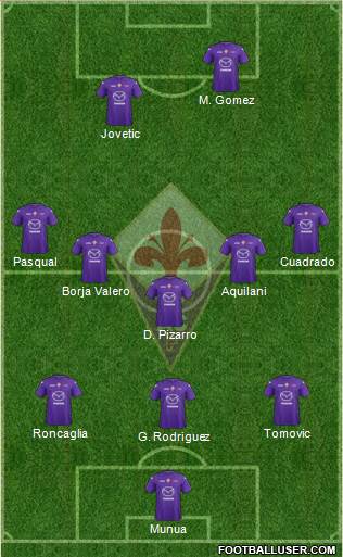 Fiorentina Formation 2013