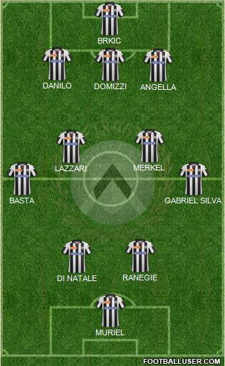 Udinese Formation 2013