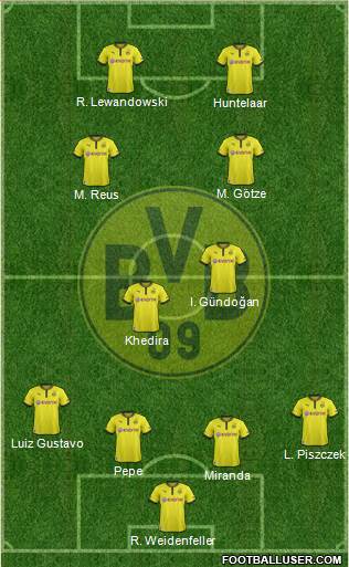 Borussia Dortmund Formation 2013
