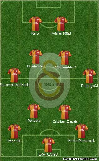 Galatasaray SK Formation 2013