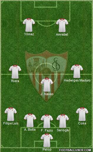 Sevilla F.C., S.A.D. Formation 2013