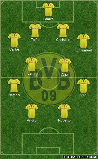 Borussia Dortmund Formation 2013