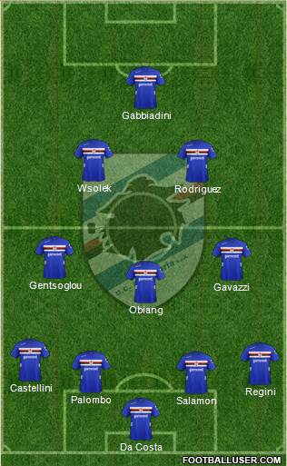 Sampdoria Formation 2013
