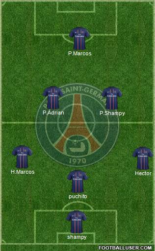 Paris Saint-Germain Formation 2013