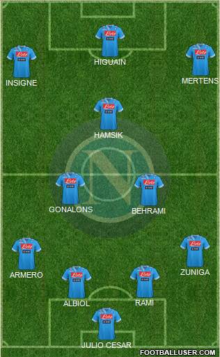 Napoli Formation 2013