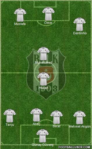Besiktas JK Formation 2013