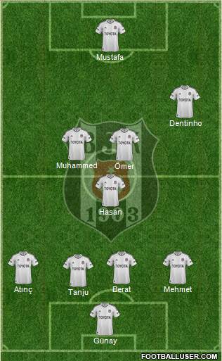 Besiktas JK Formation 2013